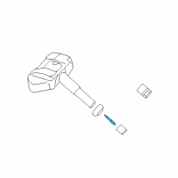 OEM 2022 Nissan Rogue Sport Tire Pressure Sensor Core Diagram - 40704-3AN0A