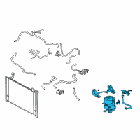 OEM 2007 Toyota Prius Reserve Tank Diagram - 16660-21011