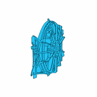 OEM 2020 Ram 2500 Radiator Cooling Diagram - 68322663AB