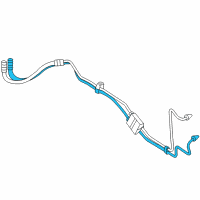 OEM 2010 Jeep Liberty Hose-Oil Cooler Pressure And Ret Diagram - 55037841AK