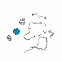 OEM Dodge Journey Power Steering Pump Diagram - 5151835AB