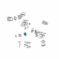 OEM Mercury Monterey Blower Motor Diagram - 4F2Z-19805-AA