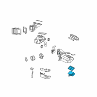 OEM 2006 Mercury Monterey Heater Core Diagram - H2MZ-18476-S