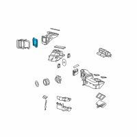 OEM 2004 Mercury Monterey Seal Diagram - 3F2Z-19B762-AB