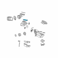 OEM Mercury Cabin Air Filter Diagram - XF2Z-19N619-AB