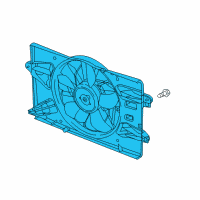 OEM 2019 Jeep Cherokee Fan-Radiator Cooling Diagram - 68205996AC