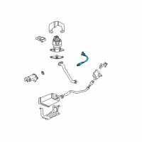 OEM Pontiac Bonneville Front Oxygen Sensor Diagram - 12569429