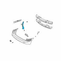 OEM Pontiac Shield Asm-Rear Bumper Fascia Splash Diagram - 10433011