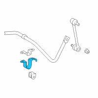 OEM 2013 Toyota Camry Stabilizer Bar Bracket Diagram - 48832-06050