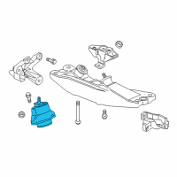 OEM 2019 Cadillac CTS Mount Diagram - 23340396