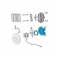 OEM 2007 Jeep Grand Cherokee Adapter-Parking Brake Diagram - 5290734AB