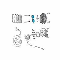 OEM 2010 Jeep Grand Cherokee Boot-Disc Brake Diagram - 5174330AC