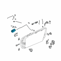 OEM Infiniti M45 Handle Assembly-Door Inside, L Diagram - 80671-CR010