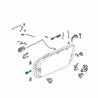 OEM 2004 Infiniti M45 Check Link Assembly-Front Door RH Diagram - 80430-AG000