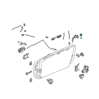 OEM Infiniti M45 Switch Assembly-Door Lock, L Diagram - 80603-AG200