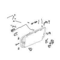 OEM Infiniti Rod-Key Lock, L Diagram - 80515-AG000