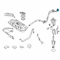 OEM 2018 Kia Sedona Cap Assembly-Fuel Filler Diagram - 310103L600U