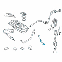 OEM Kia Fuel Pump Sender Assembly Diagram - 94460B2500