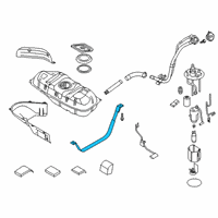 OEM 2022 Kia Soul Band Assembly-Fuel Tank Diagram - 31210K0000