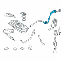 OEM 2021 Kia Soul Filler Neck Assembly-FUE Diagram - 31030K0500