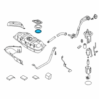 OEM 2014 Hyundai Elantra GT Plate-Fuel Pump Diagram - 31158-A5600
