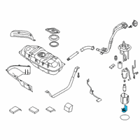 OEM Kia Soul Filter-Suction Diagram - 31090B2000