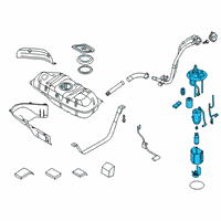 OEM 2020 Kia Soul Fuel Pump Assembly Diagram - 31120K0600