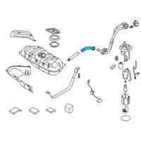 OEM Kia Soul Hose-Fuel Filler Nec Diagram - 31036K0500