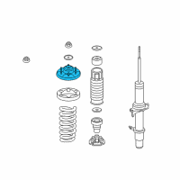 OEM 2012 Acura RL Rubber, Front Shock Absorber Mounting Diagram - 51920-SJA-J01