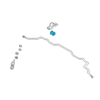 OEM Hyundai Tiburon Bush-Stabilizer Bar Diagram - 54813-2C100