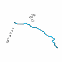 OEM Hyundai Elantra Bar-Front Stabilizer Diagram - 54811-2D000