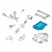 OEM 2011 Ford F-150 ECM Diagram - BL3Z-12A650-AZE