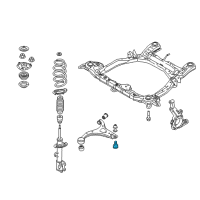 OEM Kia Sorento Ball Joint Assembly-Lower Diagram - 545302B000