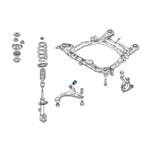 OEM 2013 Kia Sorento Bush-Lower Arm Diagram - 545502P000