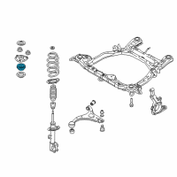 OEM 2012 Kia Sorento Bearing & Pad Assembly-S Diagram - 546092P500FFF