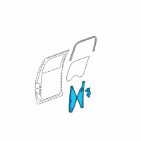 OEM 2010 Cadillac Escalade ESV Regulator Diagram - 20945141