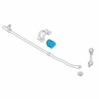 OEM 2016 Lexus IS350 Bush, Stabilizer, Rear Diagram - 48818-53080