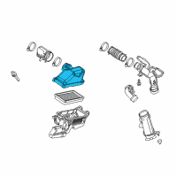 OEM Nissan Versa Air Cleaner Cover Diagram - 16526-1HK0A