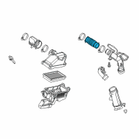 OEM 2015 Nissan Versa Hose-Air Duct Diagram - 16578-9KA0A