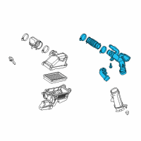 OEM Nissan Versa Duct-Air Diagram - 16554-9KA0B