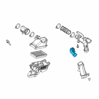 OEM Nissan Versa Duct-Air Diagram - 16554-9KA2B