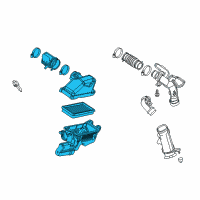 OEM 2017 Nissan Versa Note Air Cleaner Diagram - 16500-9KA0A