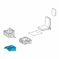 OEM Dodge Tray-Battery Diagram - 5122170AA