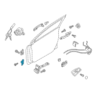 OEM Kia Forte Hinge Assembly-Door Lowe Diagram - 793151Y000
