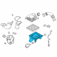 OEM Chevrolet Cruze Housing-Air Cleaner Lower Diagram - 13324655