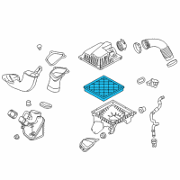 OEM 2011 Chevrolet Cruze Filter Diagram - 13272720