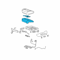 OEM 2010 Cadillac DTS Pad Asm-Driver Seat Cushion Diagram - 25944059