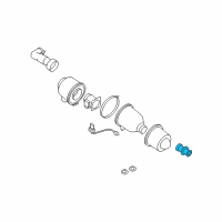 OEM 1999 Ford F-250 Inlet Tube Diagram - 4L3Z-9F843-A