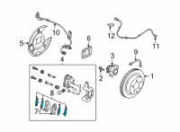 OEM 2021 Nissan Kicks Hardware Kit Diagram - D4080-6CA0A