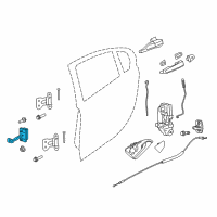 OEM 2013 Chevrolet Caprice Door Check Diagram - 92258182